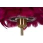 LAMPA STOŁOWA BALL FEATHER BORDEAUX 30X50 cm